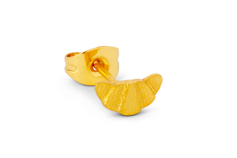 Croissant ørestik - forgyldt